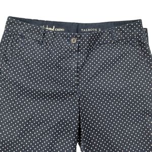 Talbots Weekend Polkadot Chino - Navy - Sz 2
